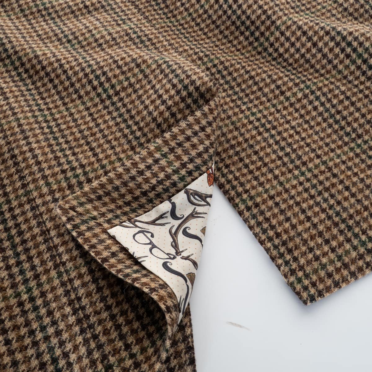 Shetland Wool Tweed Coat