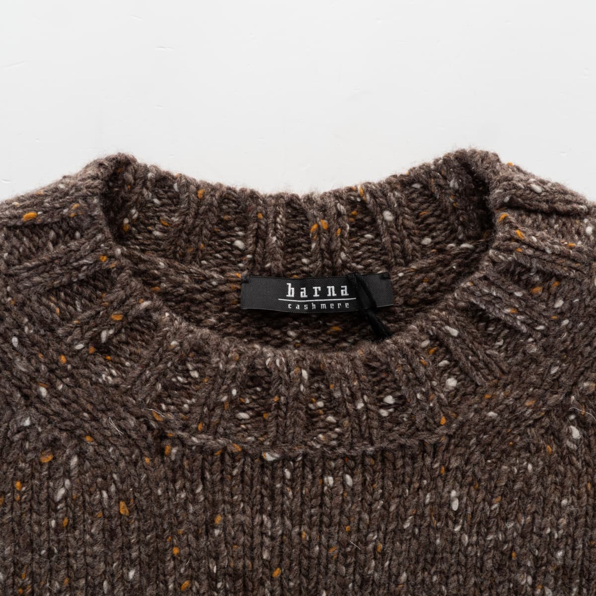Tweed Crew Neck Sweater