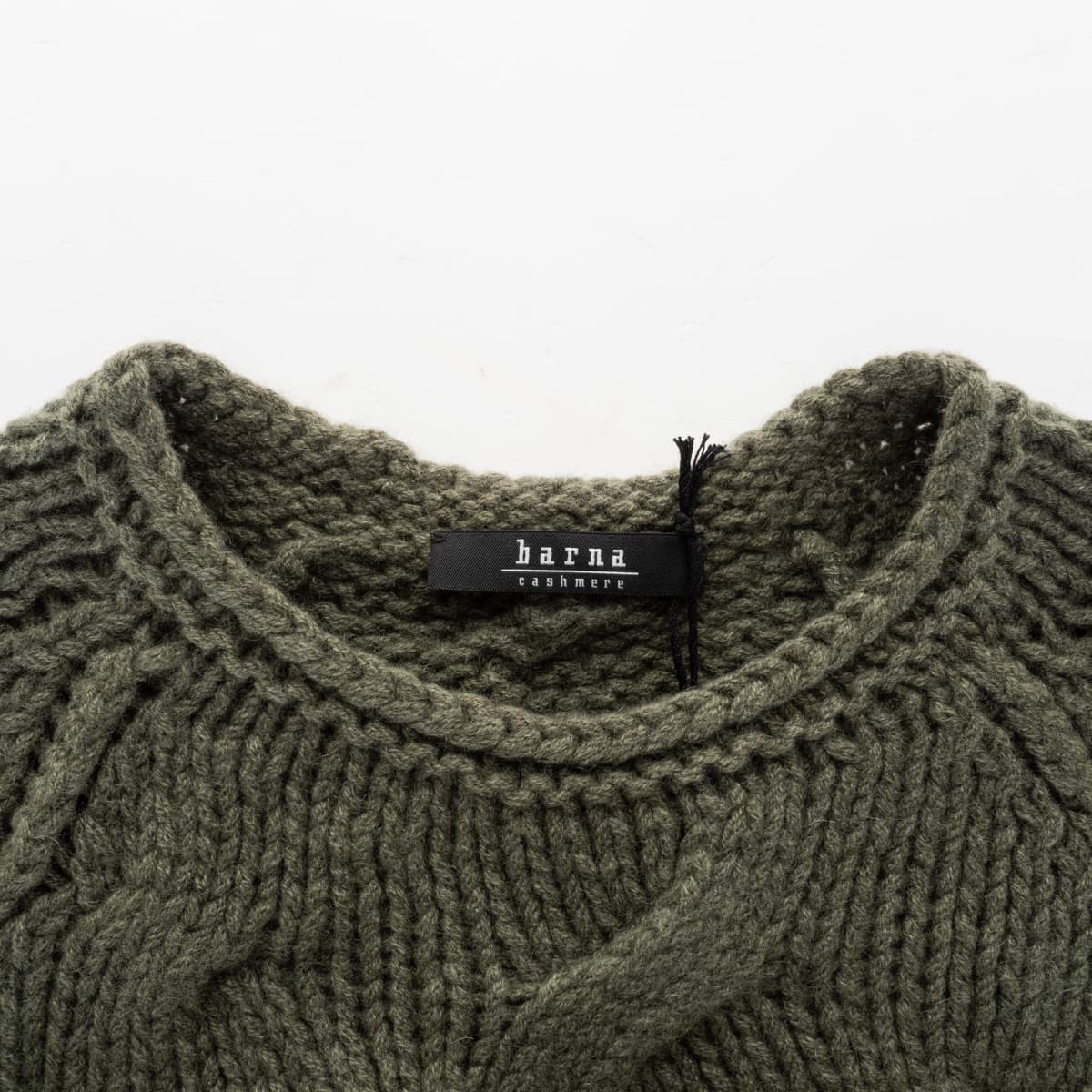 Cable Knit Crew Neck Sweater