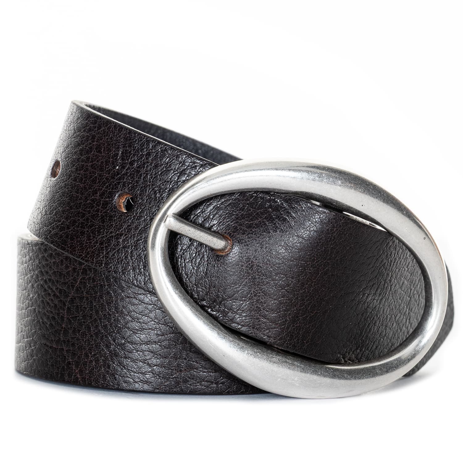 Leather belt D1022 Lagoon Double