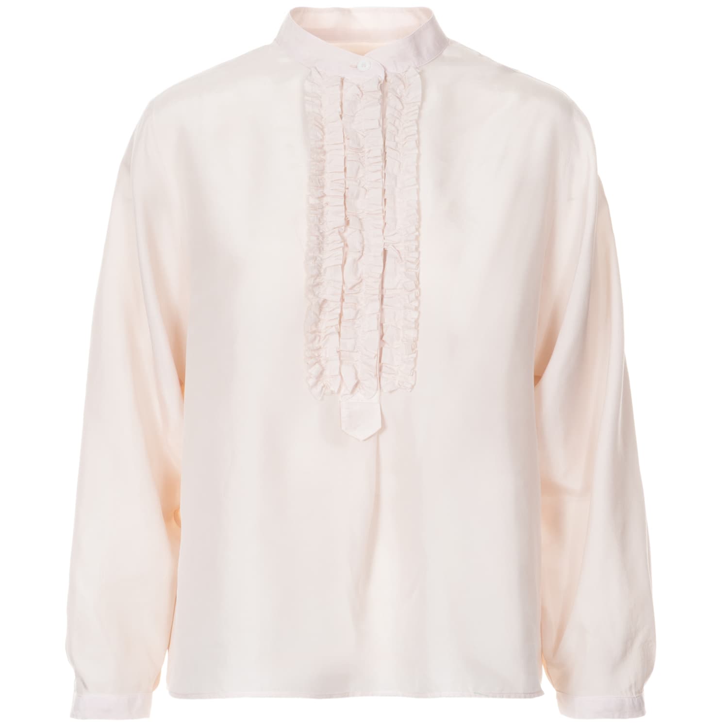 Silk blouse Camilla beige