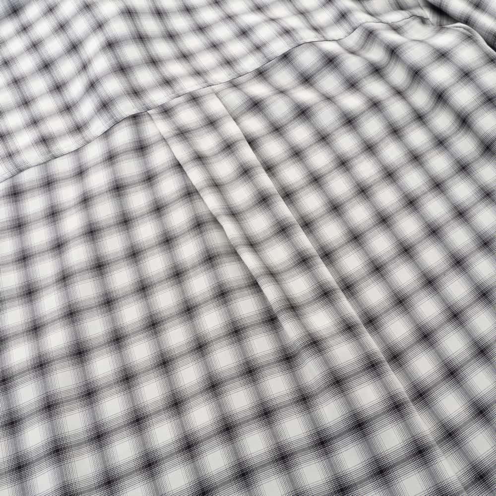 Checked Lyocell Blouse
