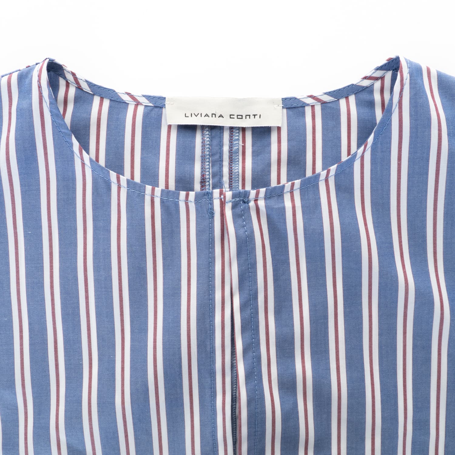 Striped cotton blouse