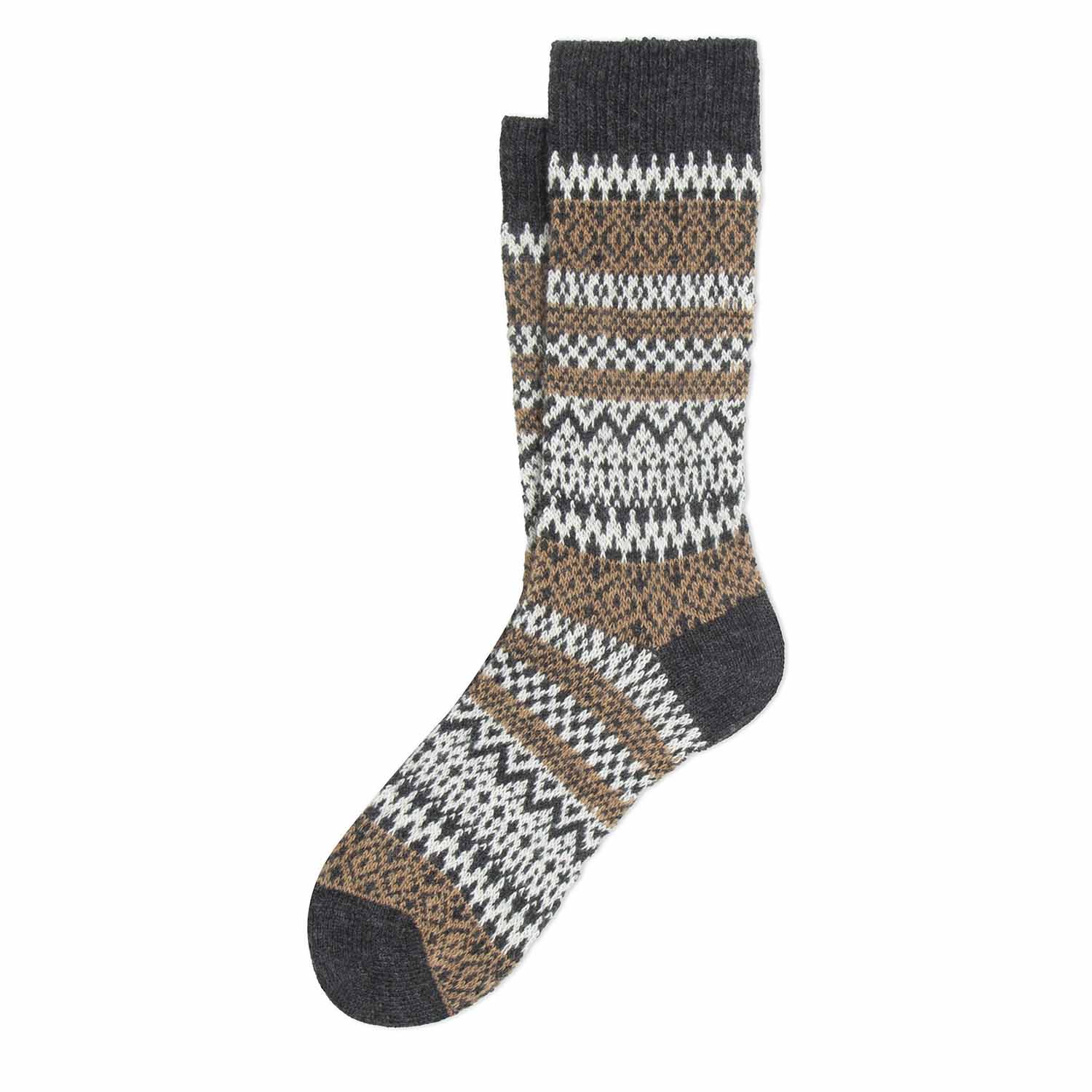 Fair Isle Wool Socks Kotte