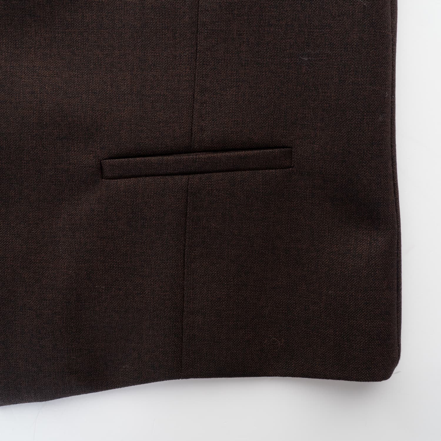 Virgin Wool Suit Brown