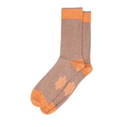 Striped Cotton Blend Socks