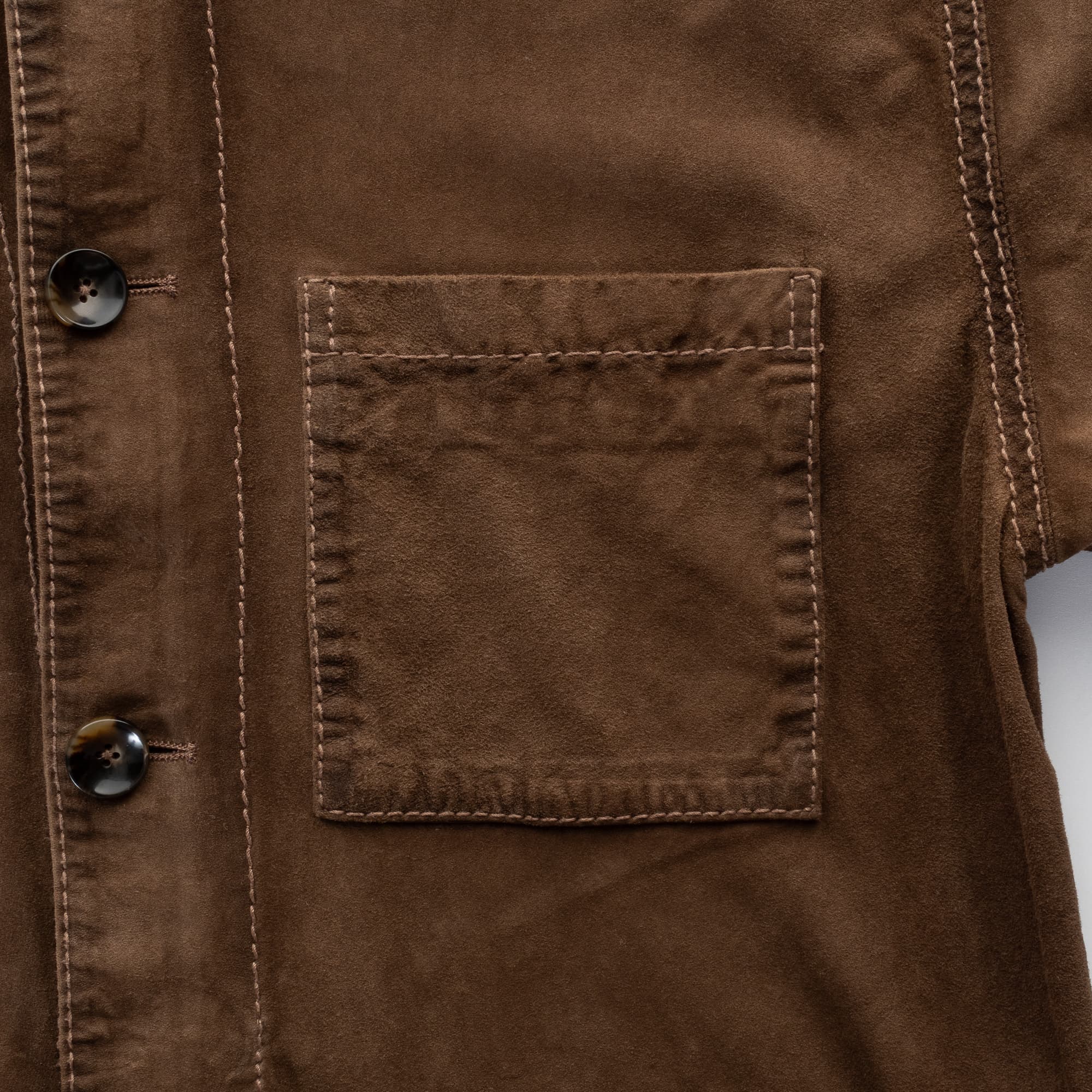 ⚡ Shirt Jacket Brentwood Burned Suede ⚡ Shop online at ➡️ die