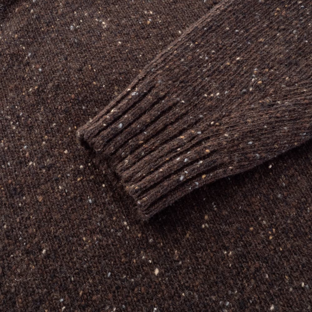 Knit Hoodie Soft Donegal