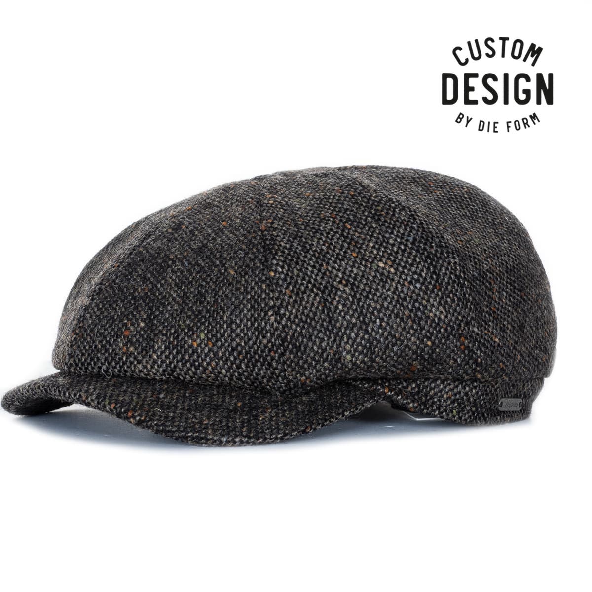 Newsboy Classic Cap Wool Herringbone