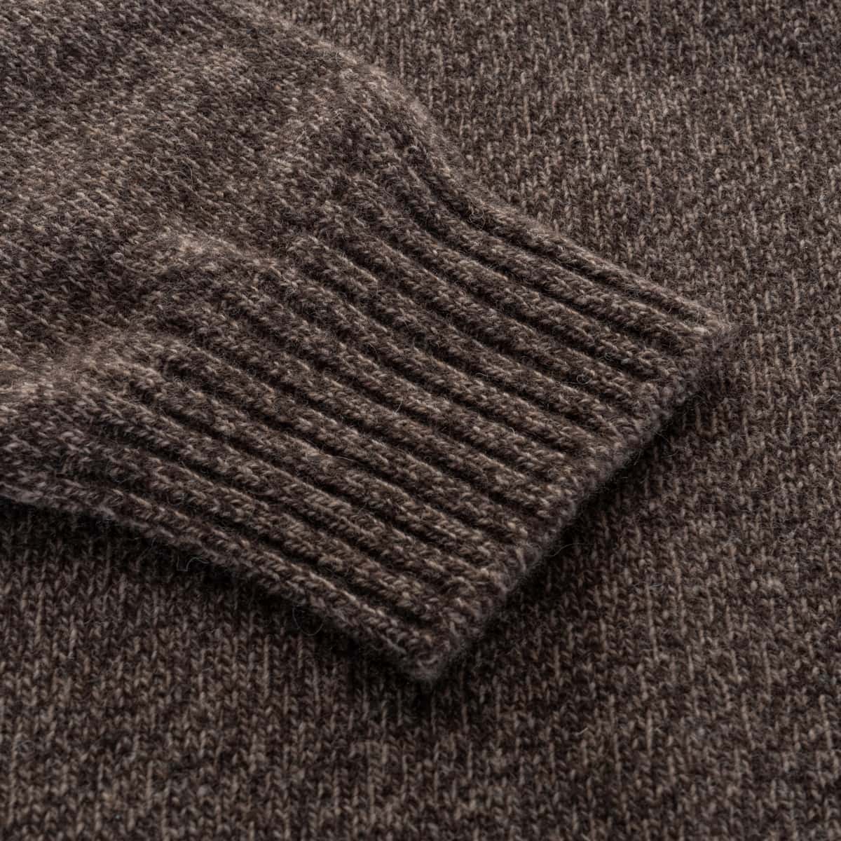 Wool-Cashmere half-zip Sweater