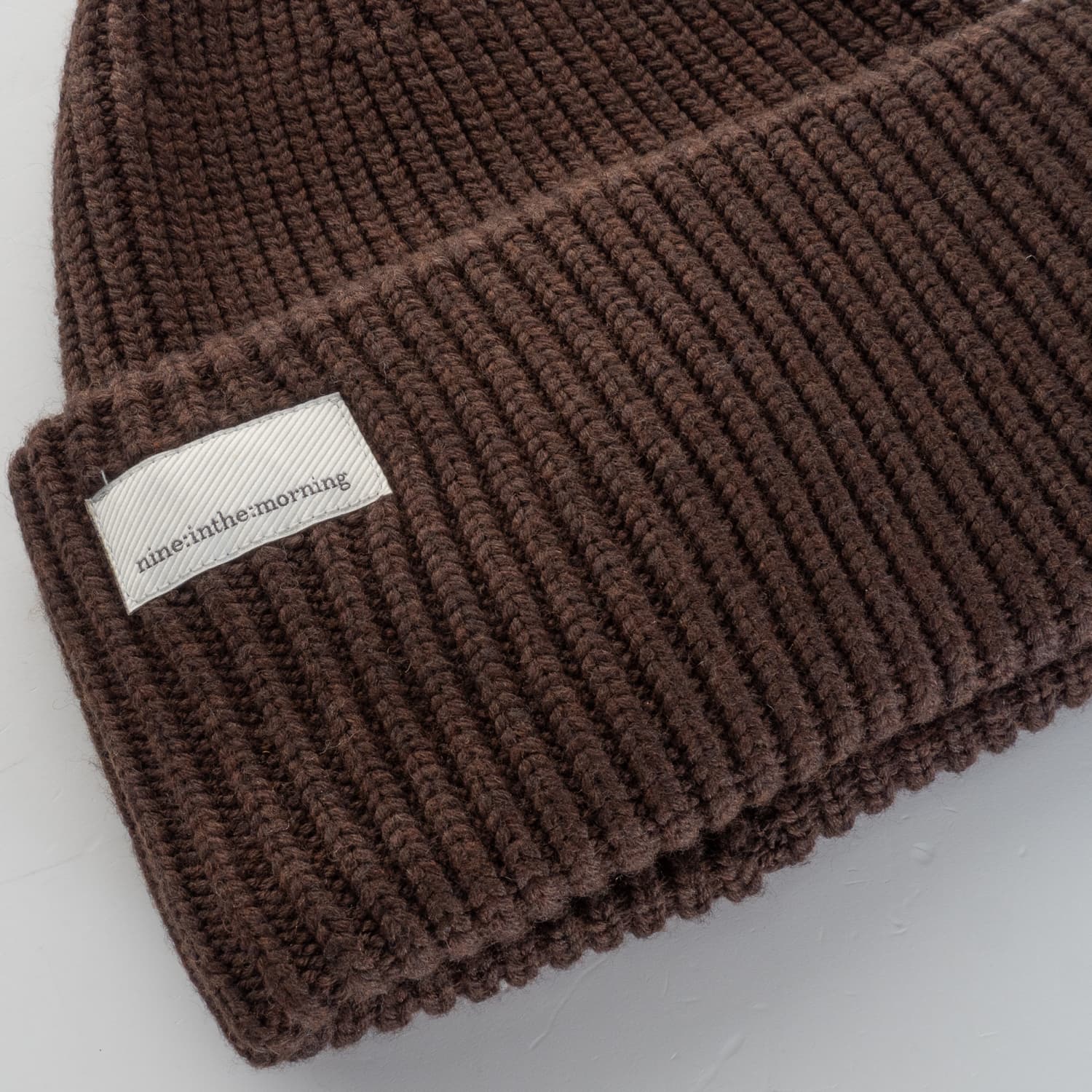 Rib-Knit Merino Beanie