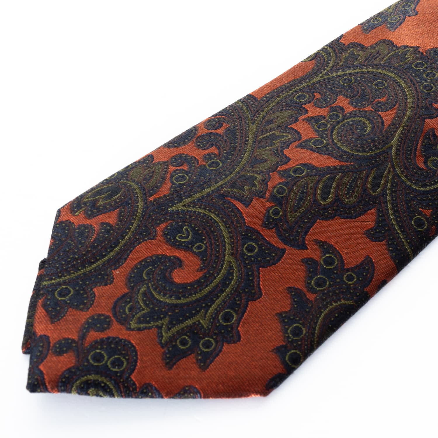 Silk Tie Albert Copper