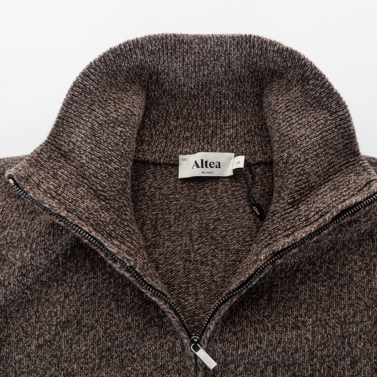 Wool-Cashmere half-zip Sweater
