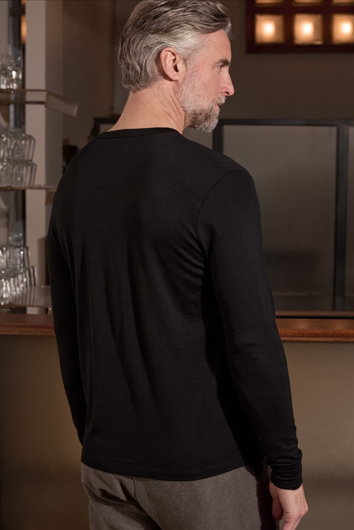 Wool Henley Allan