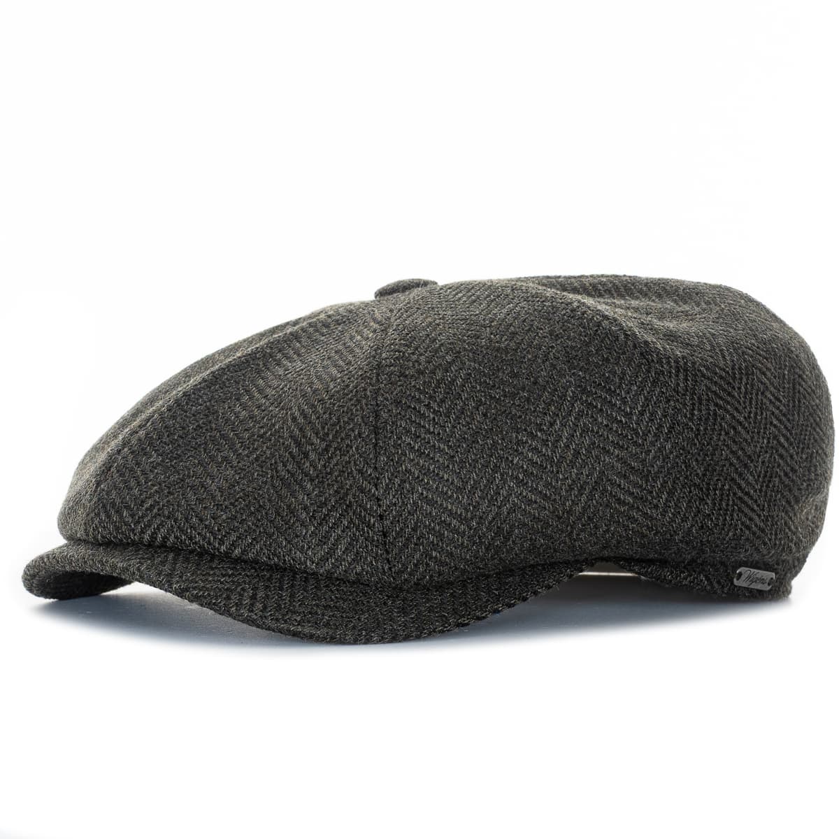 Newsboy Retro Cap Herringbone Olive