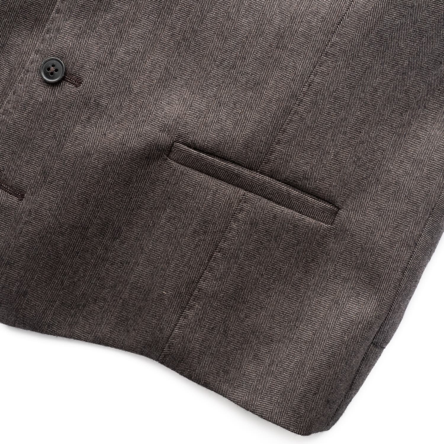 Wool Herringbone Waistcoat