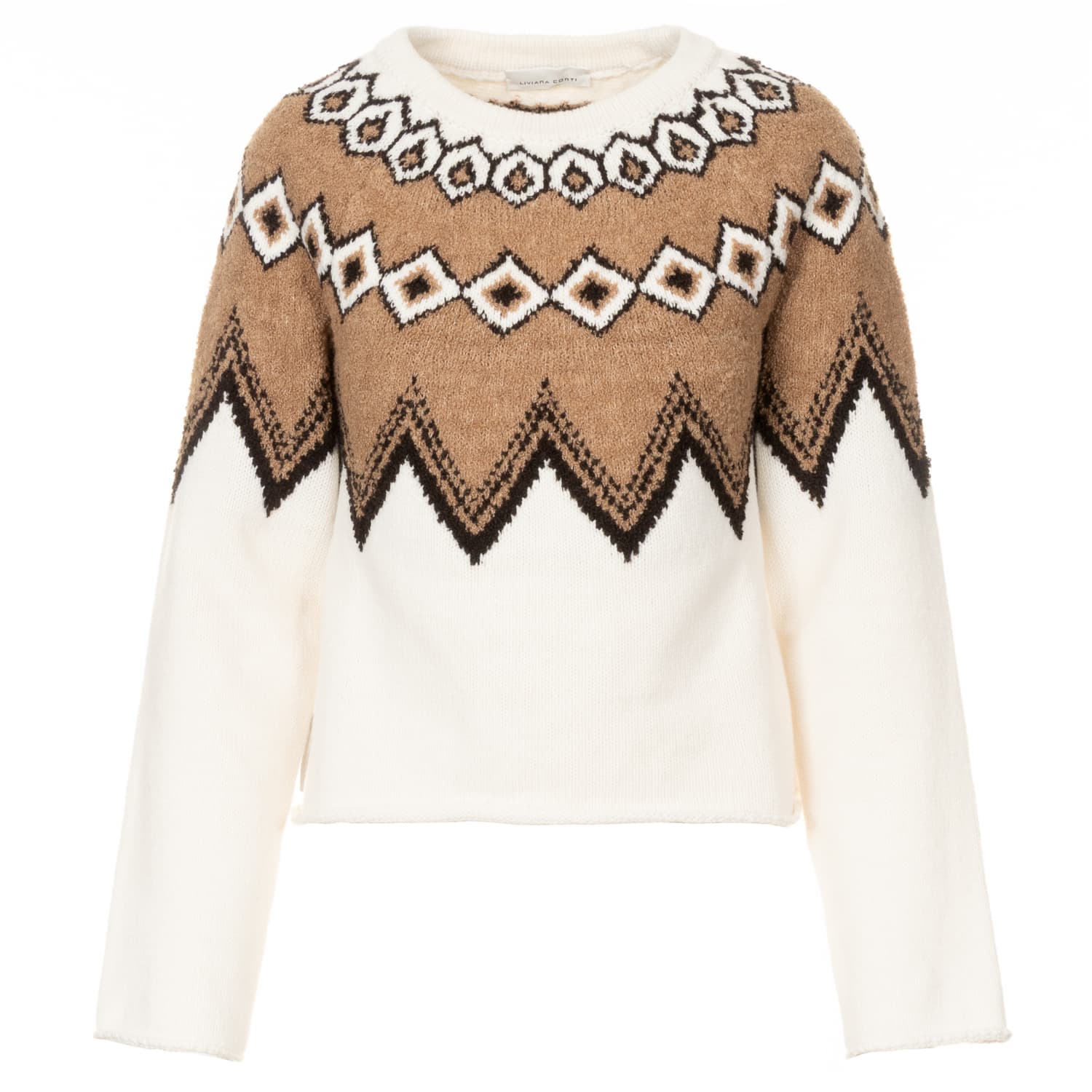 Cashmere Blend Nordic Sweater