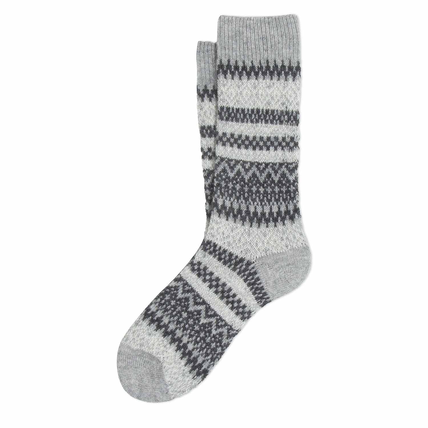Fair Isle Wool Socks Kotte