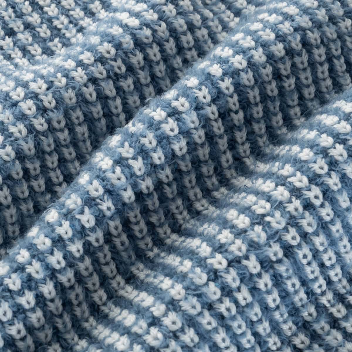 Flauschperlfang Cardigan Light Blue
