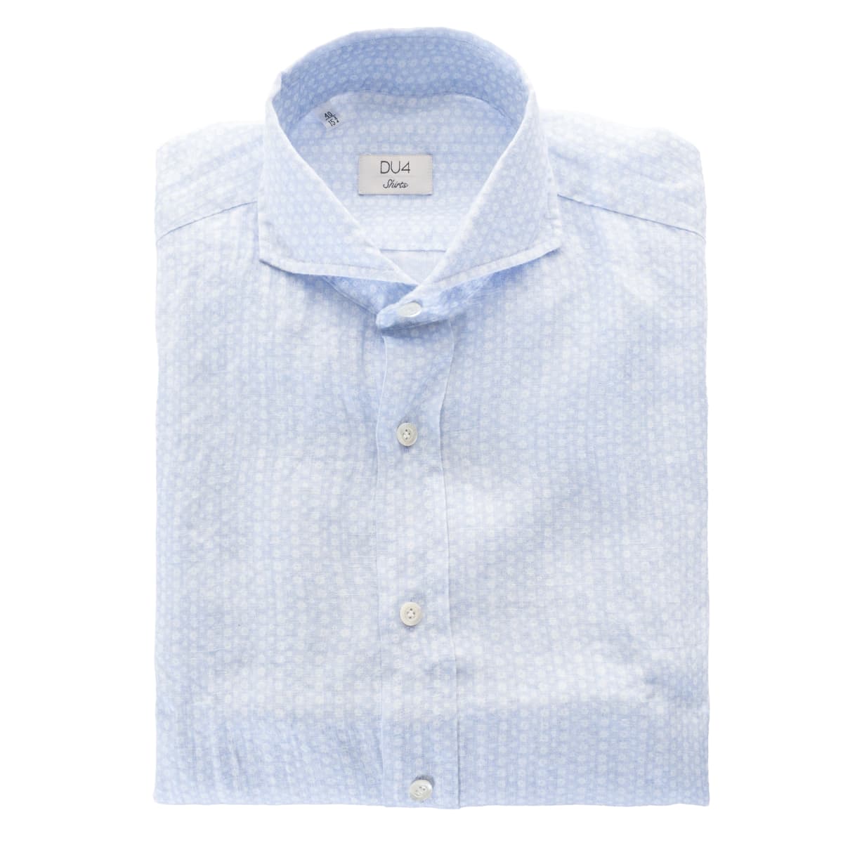 Chein linen shirt with floral pattern