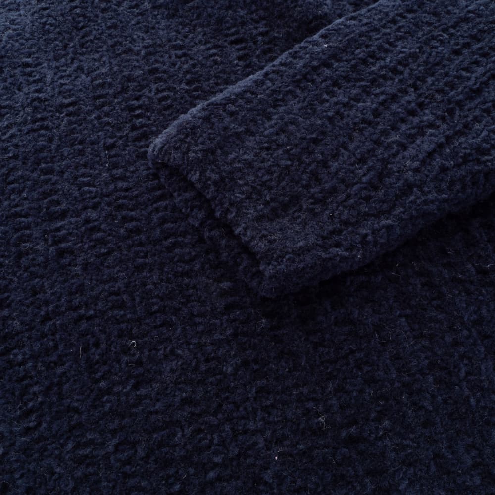 Bouclé Knit Turtleneck Sweater