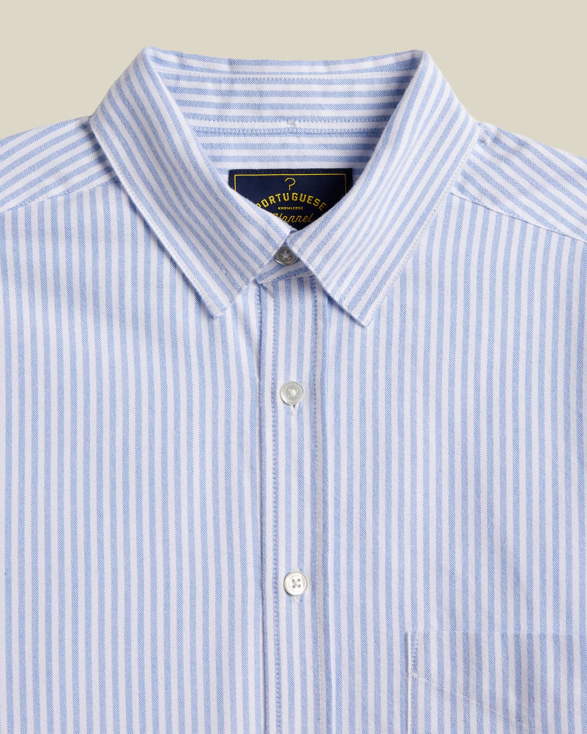 Striped Brushed Oxford Shirt