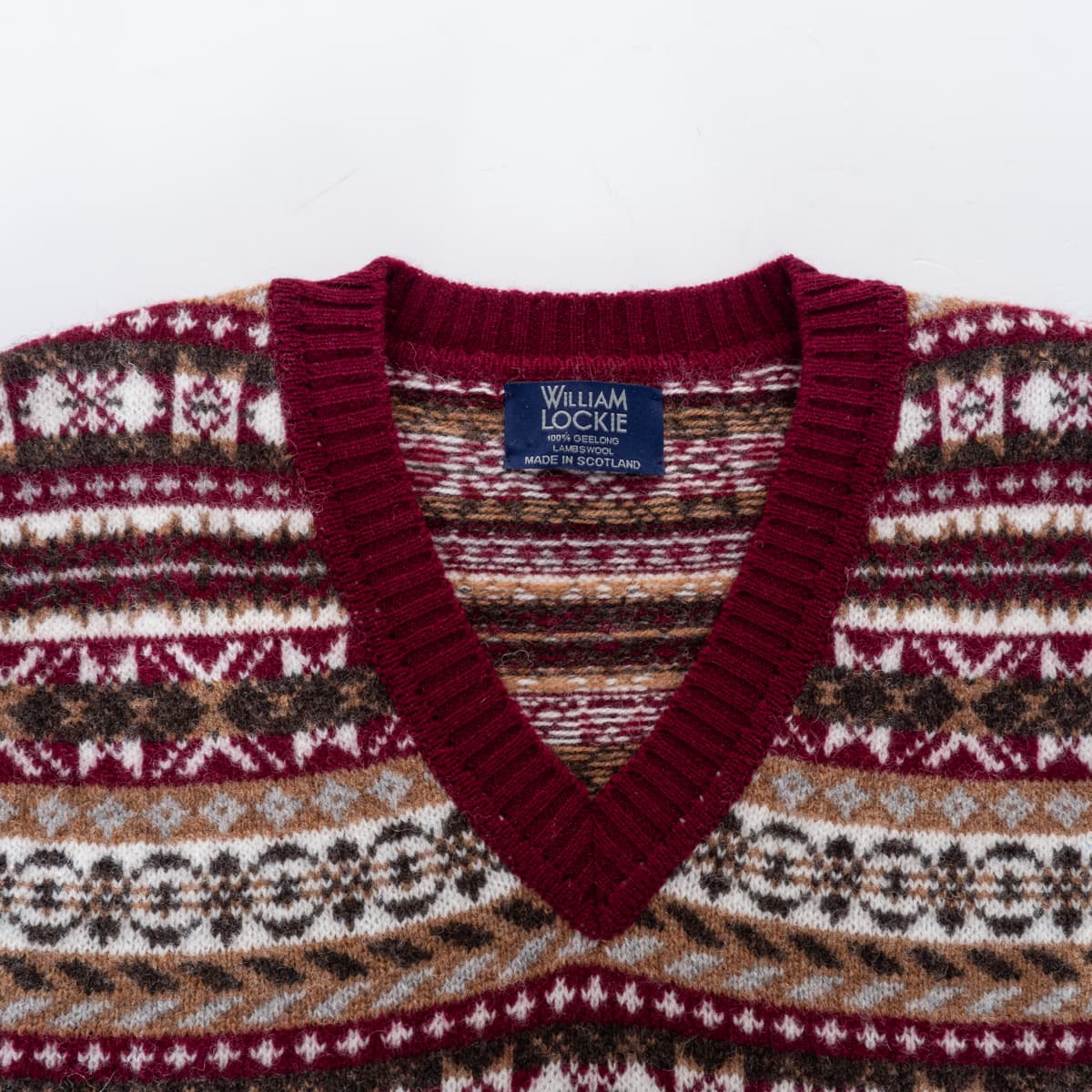 Fairisle V-Neck Slipover