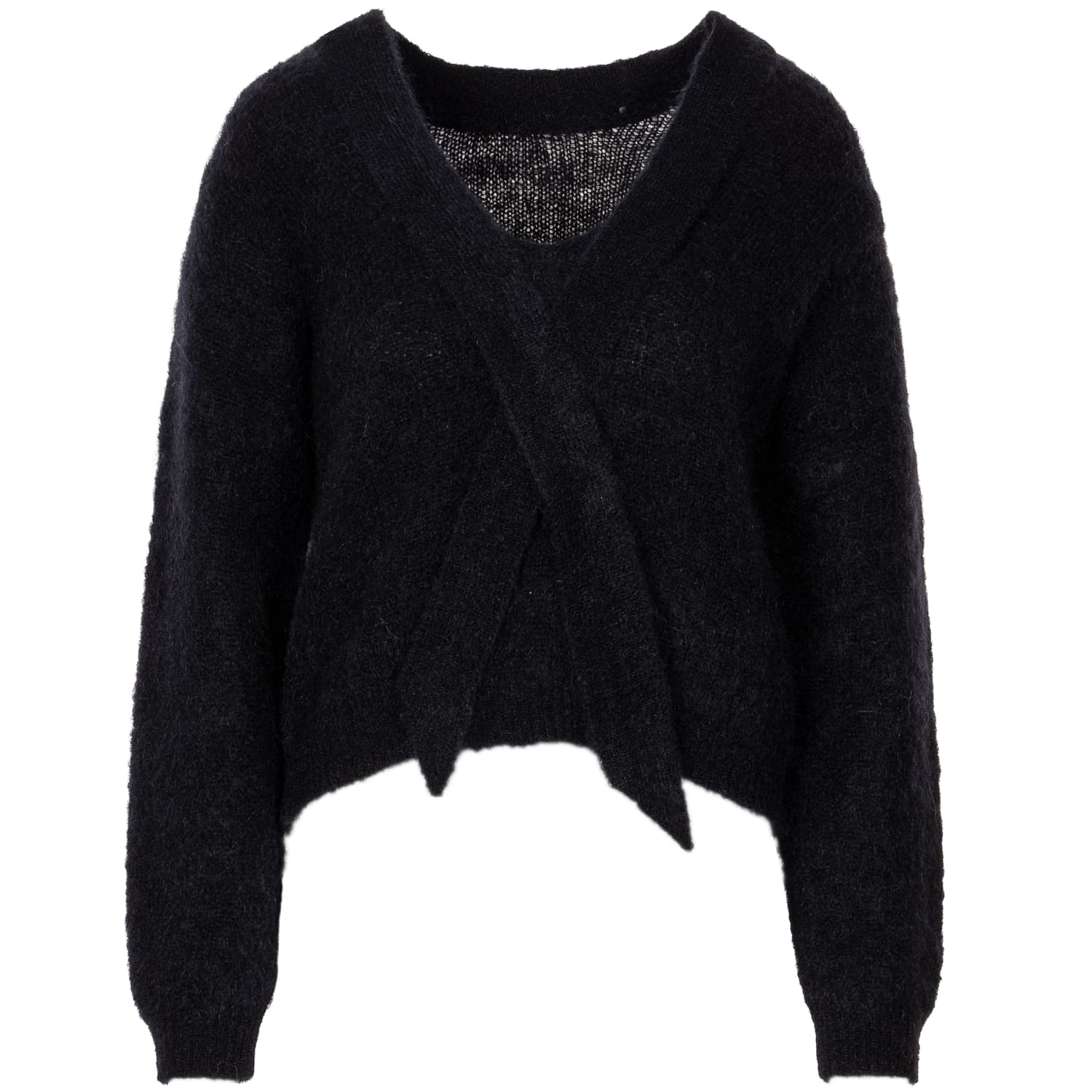 V-Neck Mohair Cardigan Albane