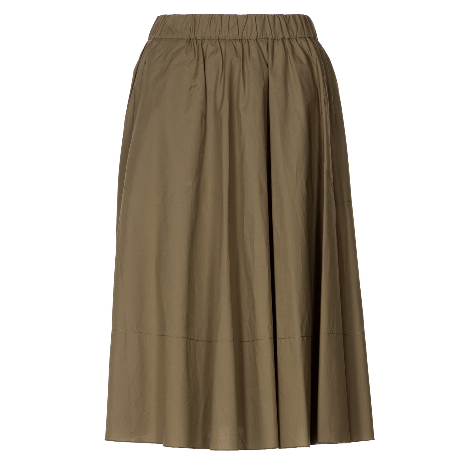 Midi Skirt A-line Shape