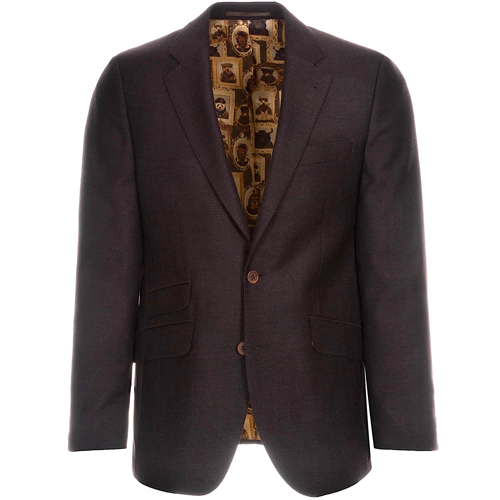 Blazer 28252 Lex Wool Herringbone Brown Blazer 28252 Lex Wool Herringbone Brown