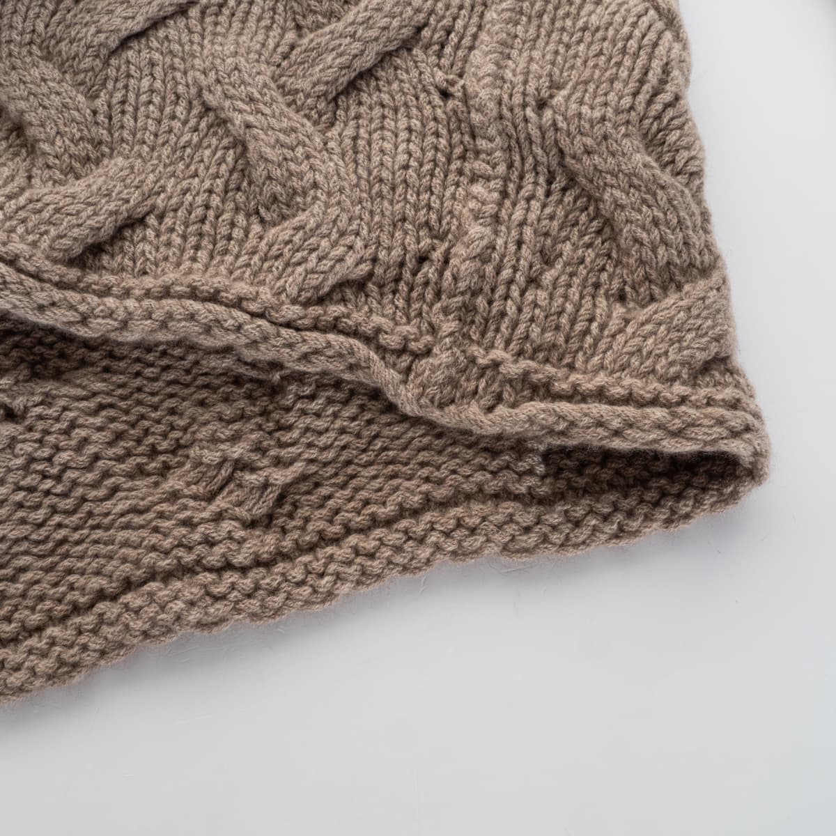 Cable Knit Crew Neck Sweater