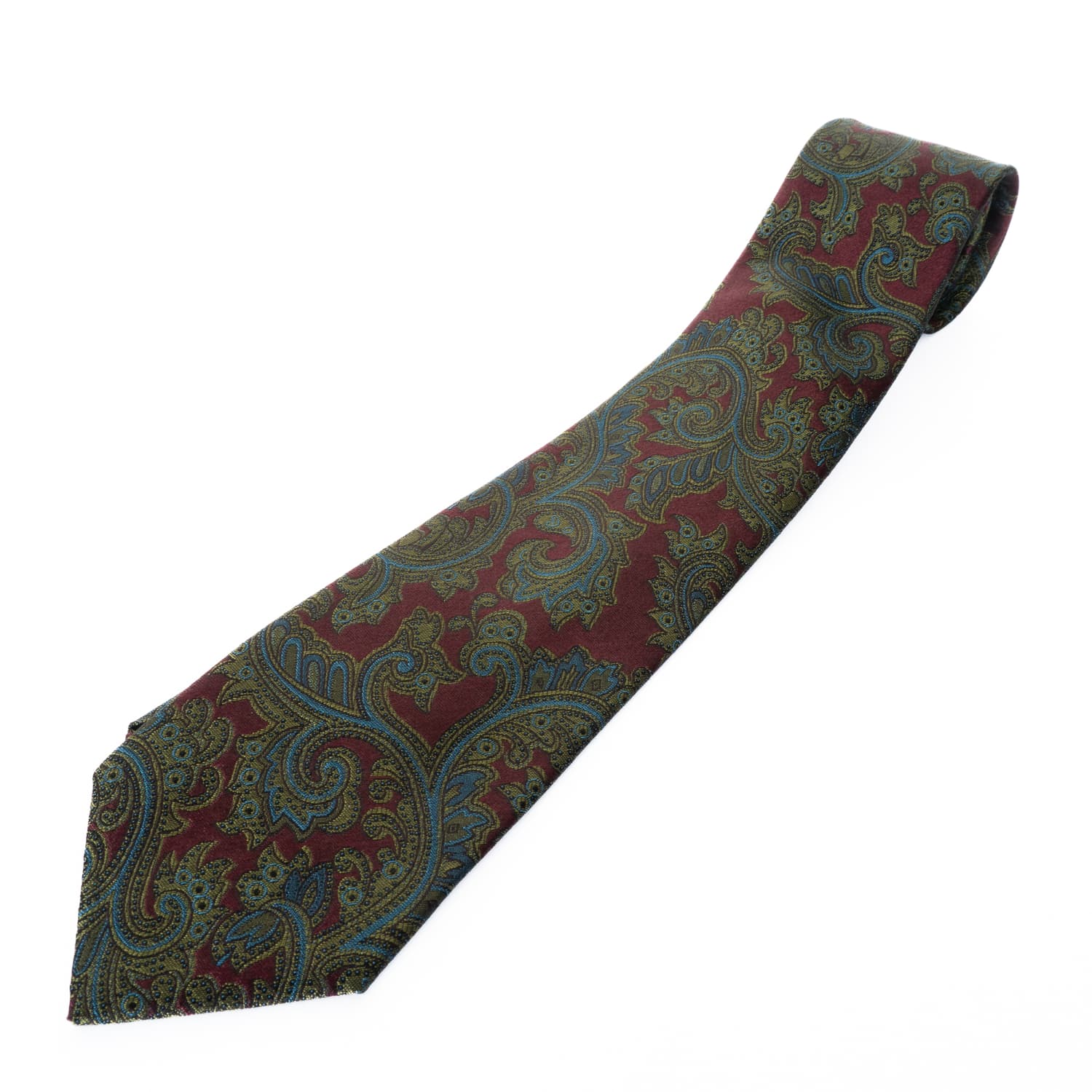 Albert Silk Paisley Tie