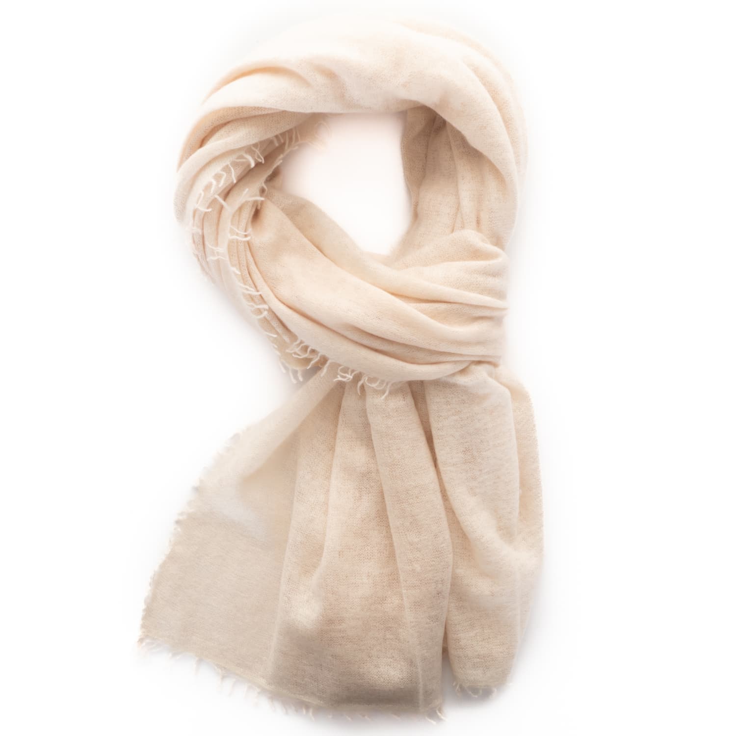 Cashmere Scarf Natural