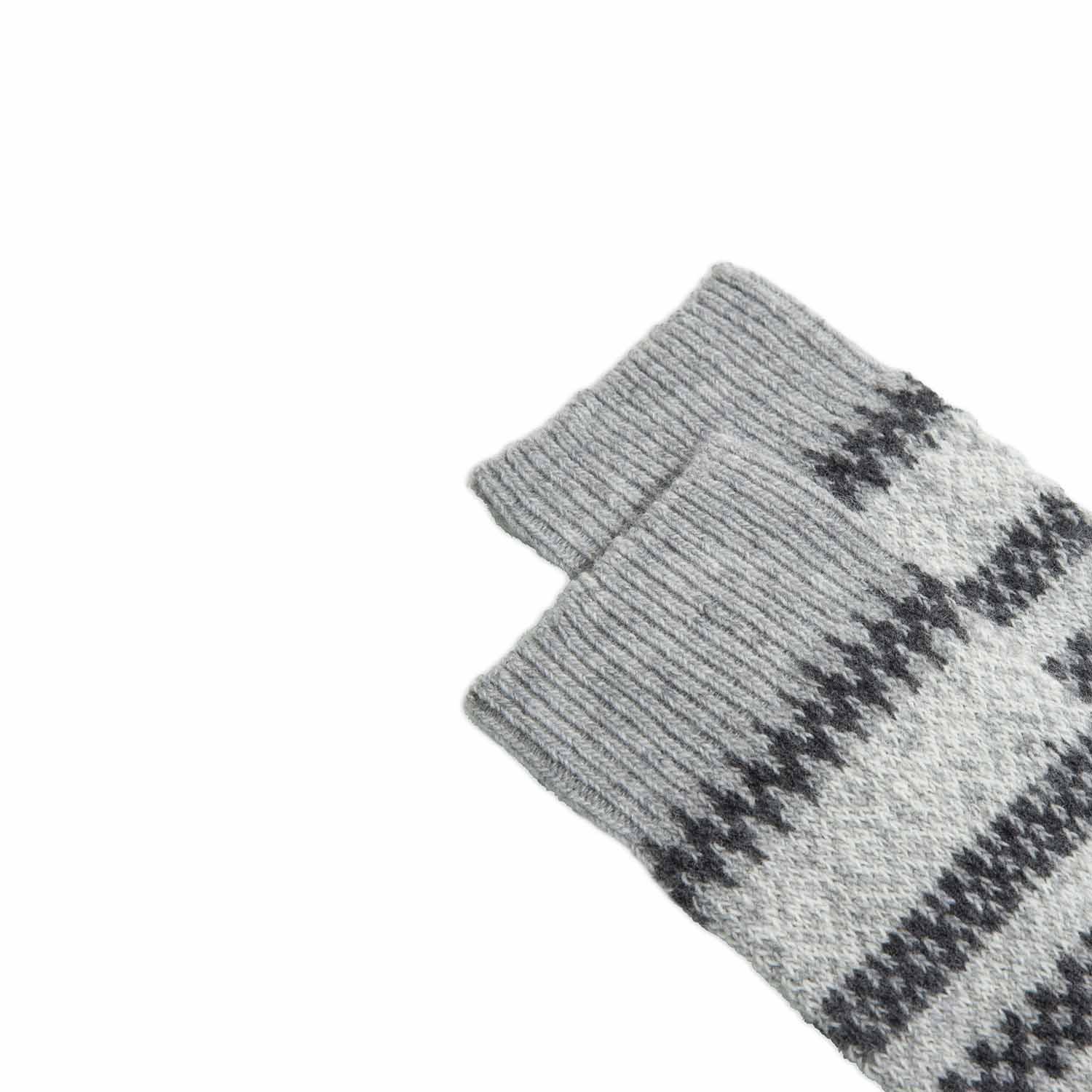 Fair Isle Wool Socks Kotte