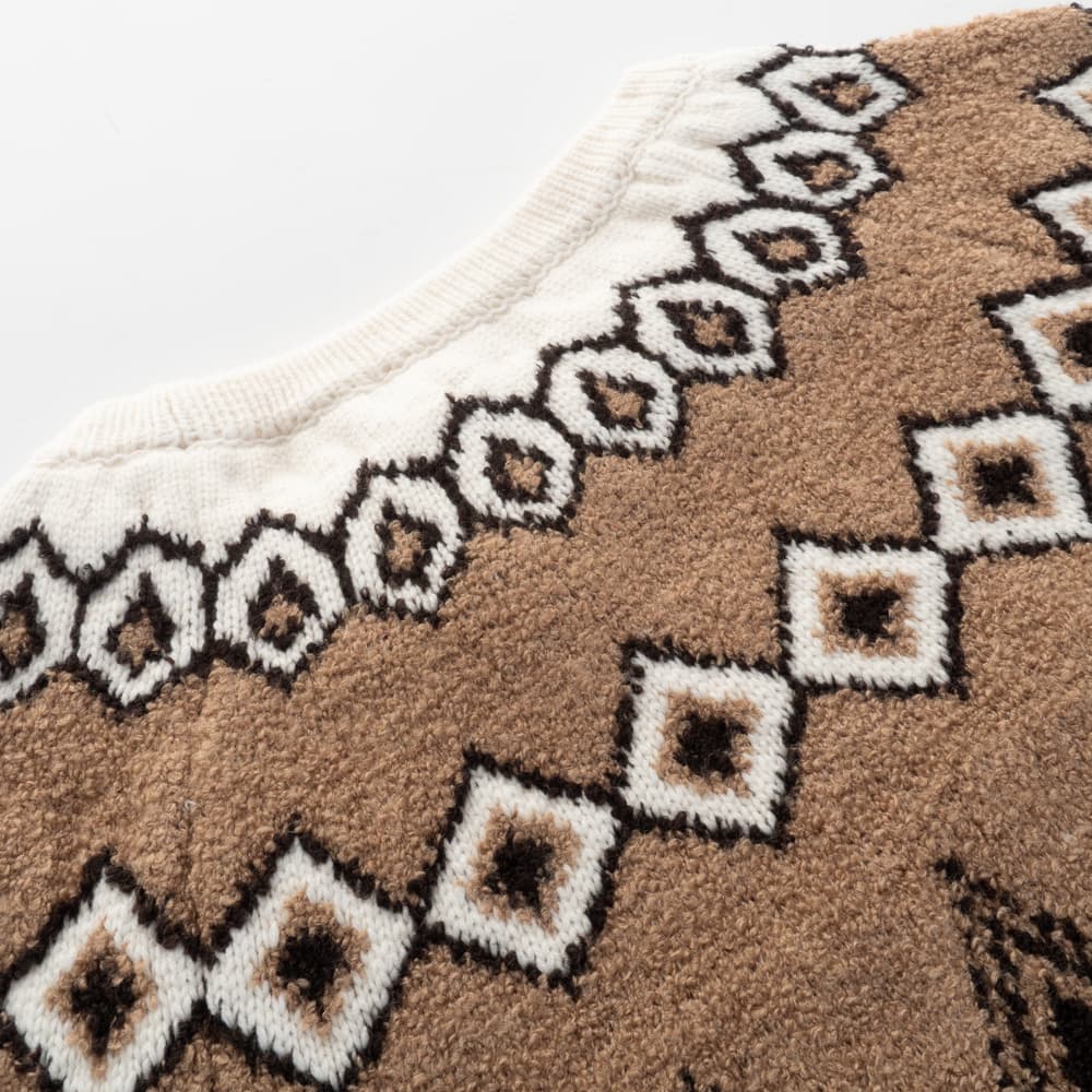 Cashmere Blend Nordic Sweater