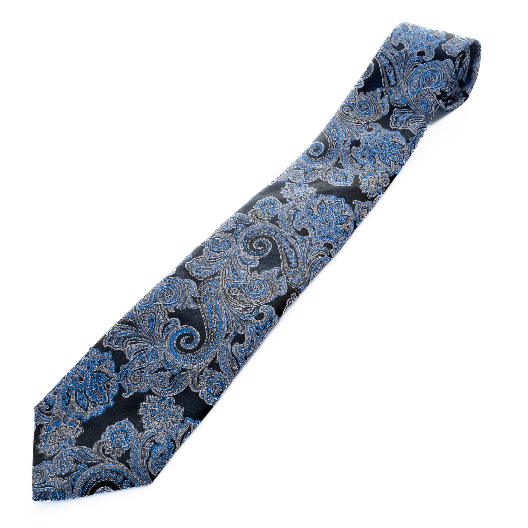 Bow Tie Paisley blue
