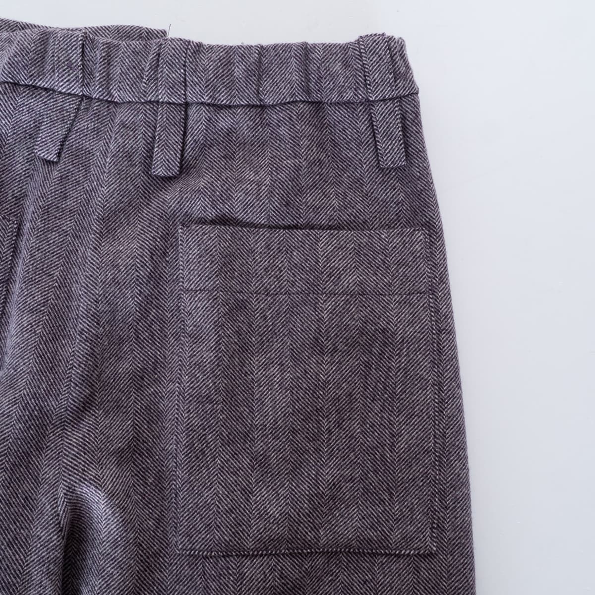 Wide Leg Trousers Blueberry