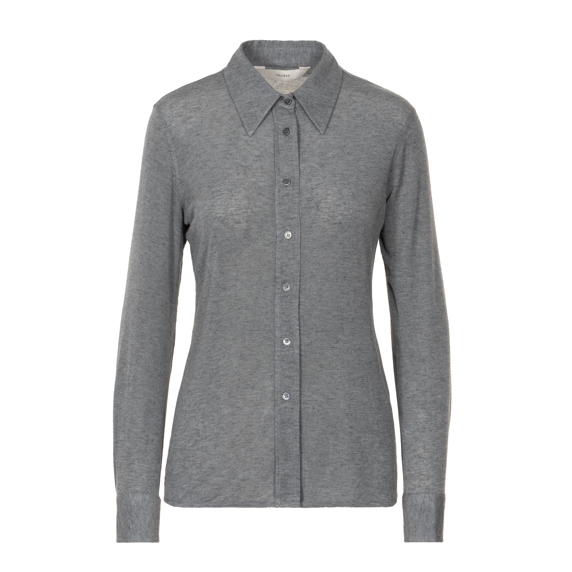Long-Sleeve Jersey Blouse