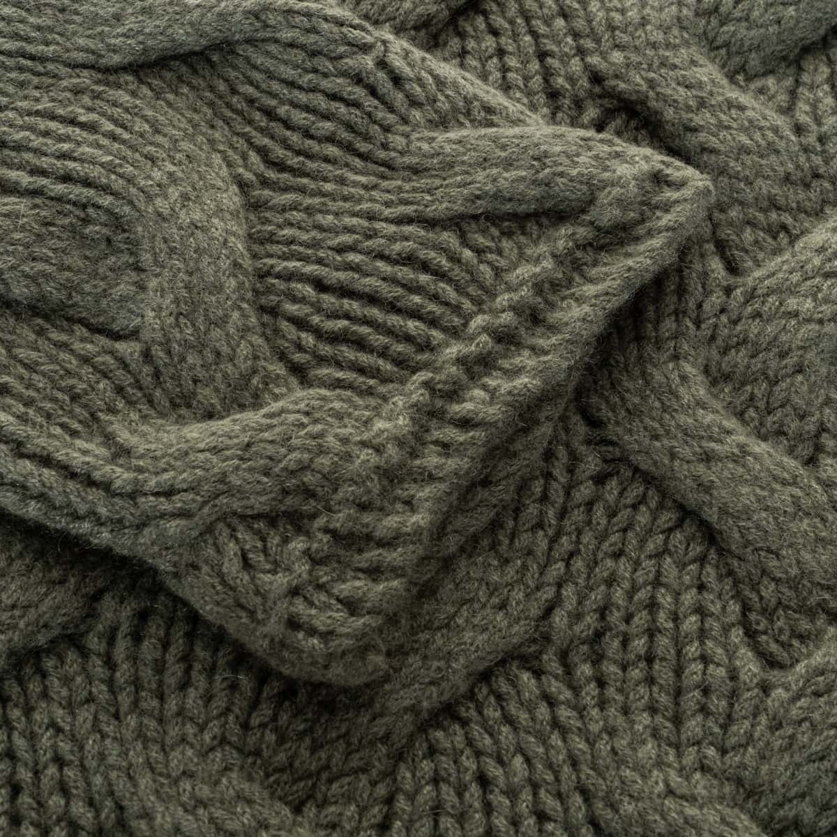 Cable Knit Crew Neck Sweater