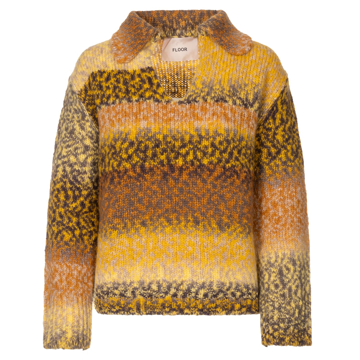 Jacquard-Knit Sweater