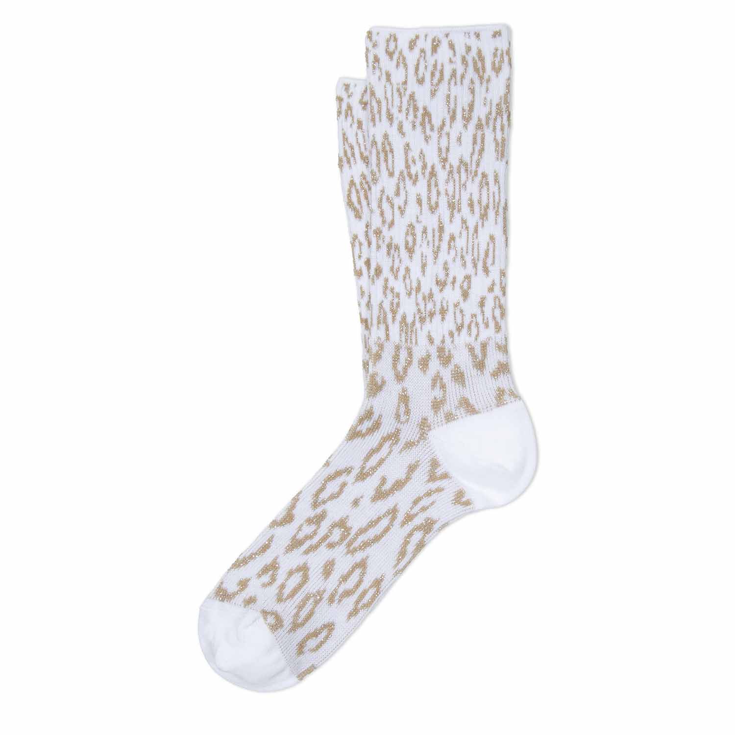 Manga Leopard Glitter Socks