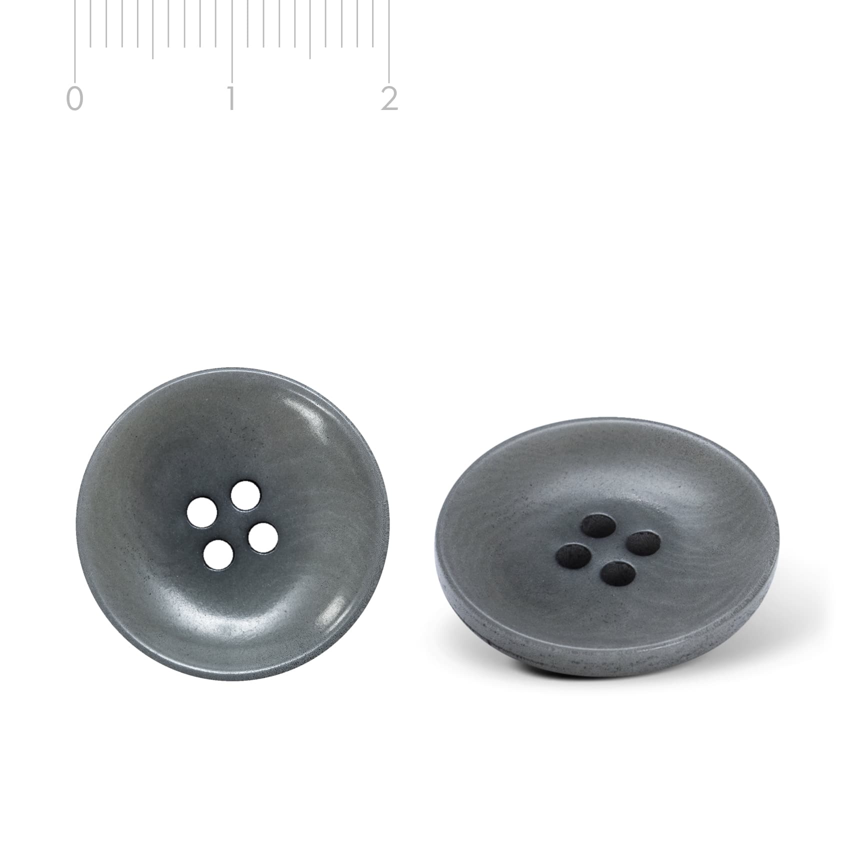 Corozo button, grey C41