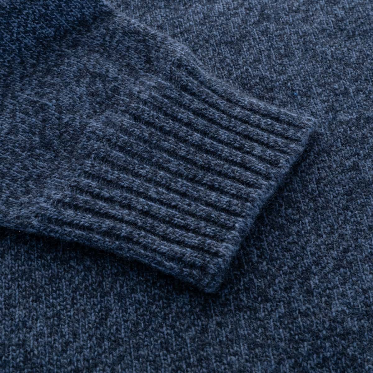 Wool-Cashmere half-zip Sweater