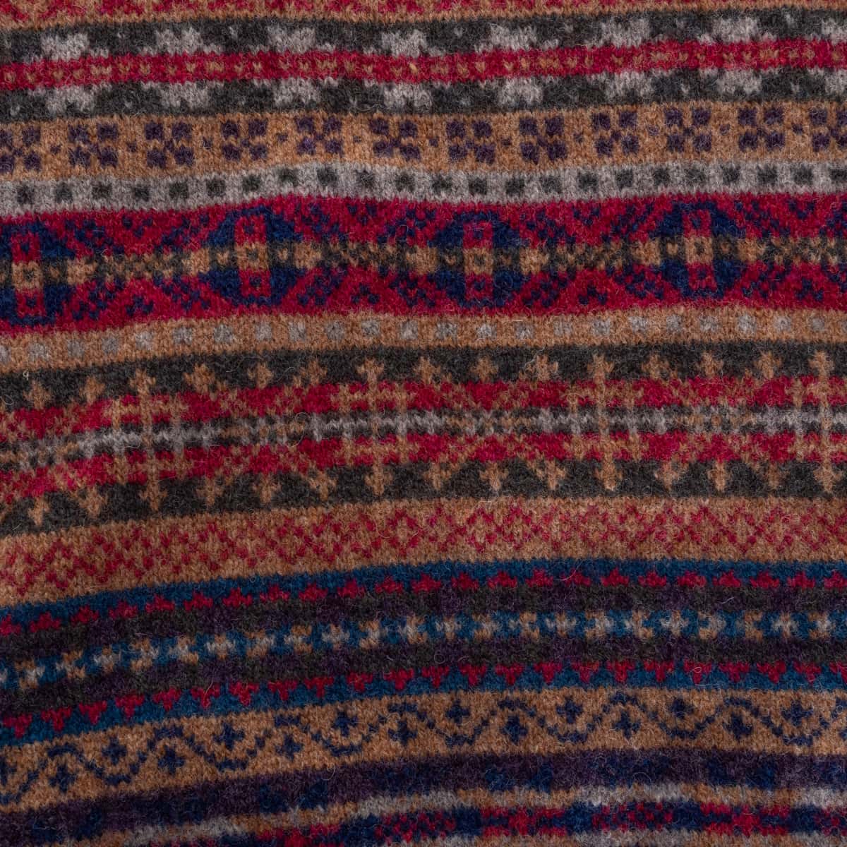 Lambswool Fairisle Sweater Red