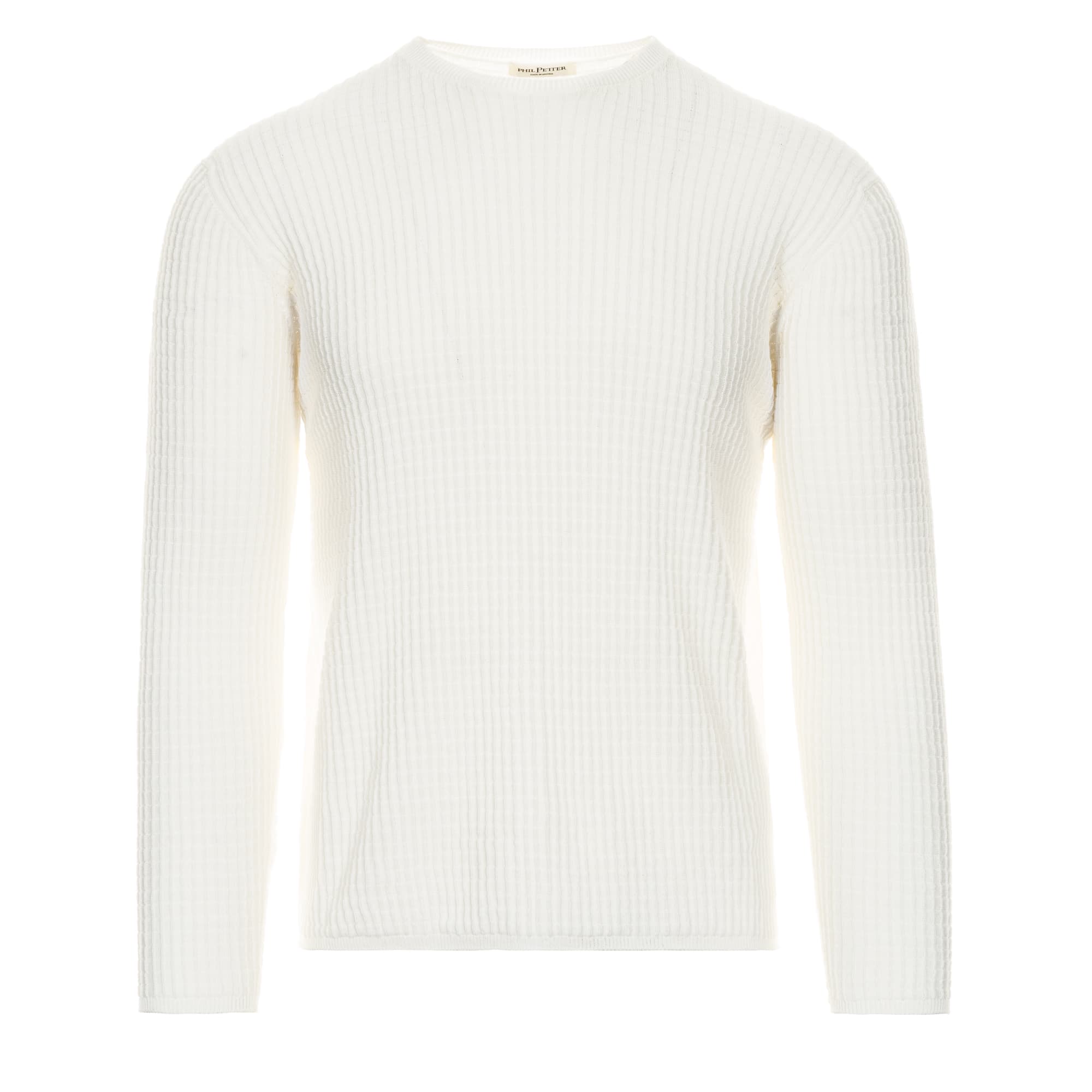 Seamless waffle knit jumper