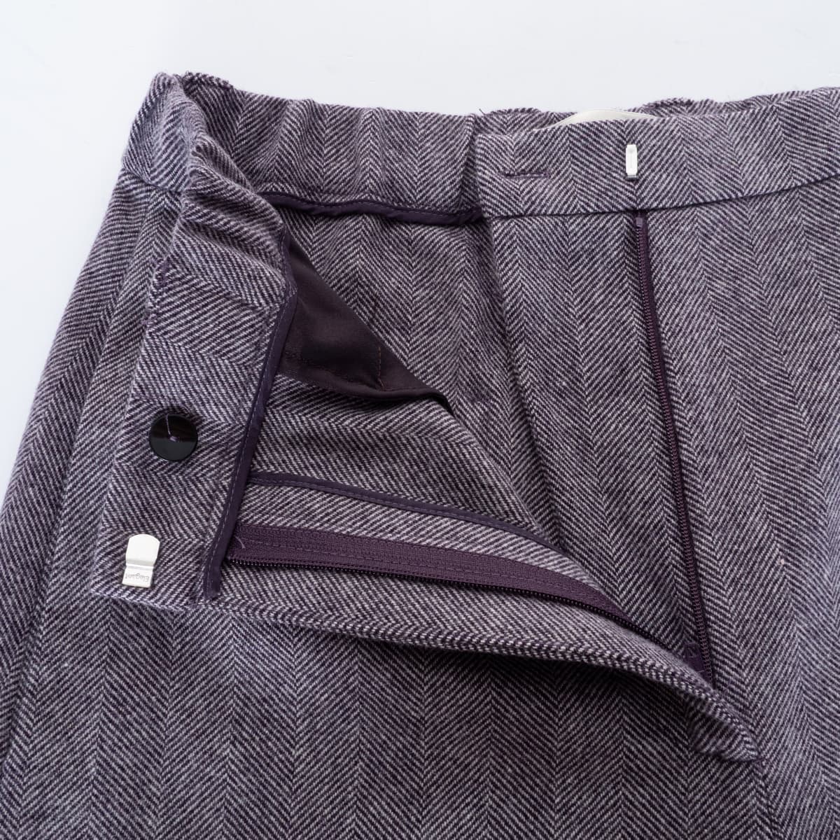 Wide Leg Trousers Blueberry