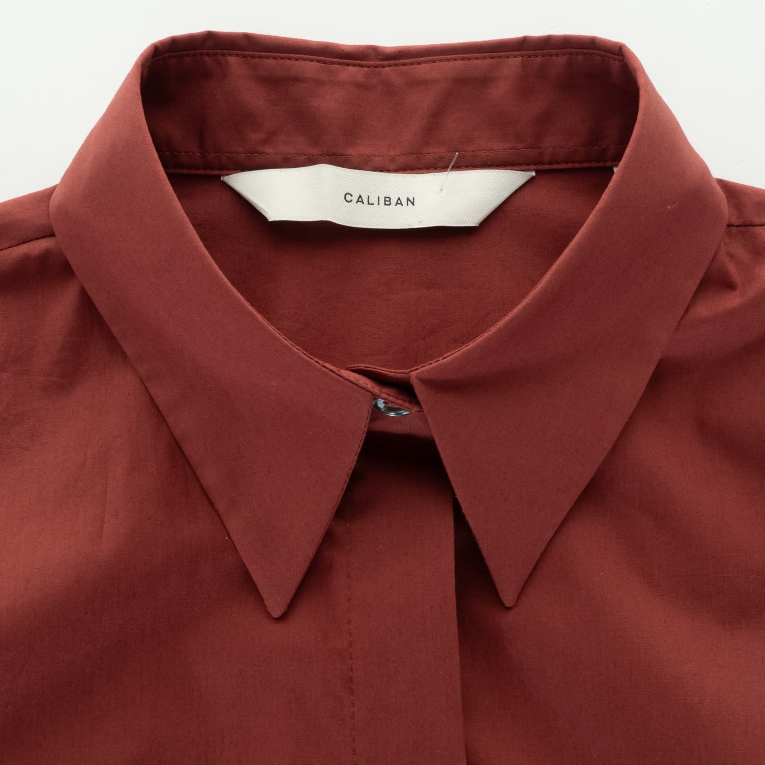 Cotton Shirt Blouse Rust Modern Fit