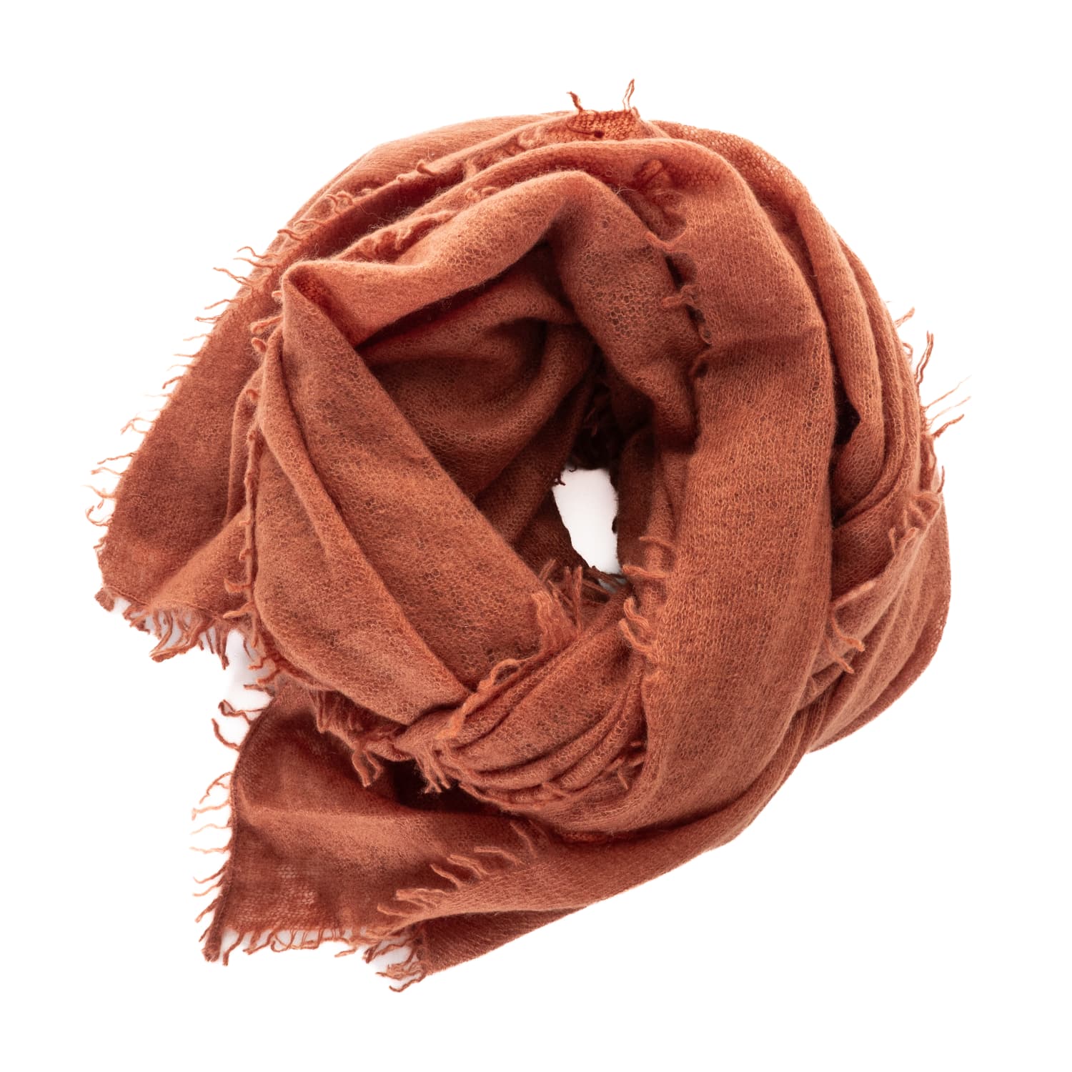 Oversized Cashmere Scarf Ginger Bread