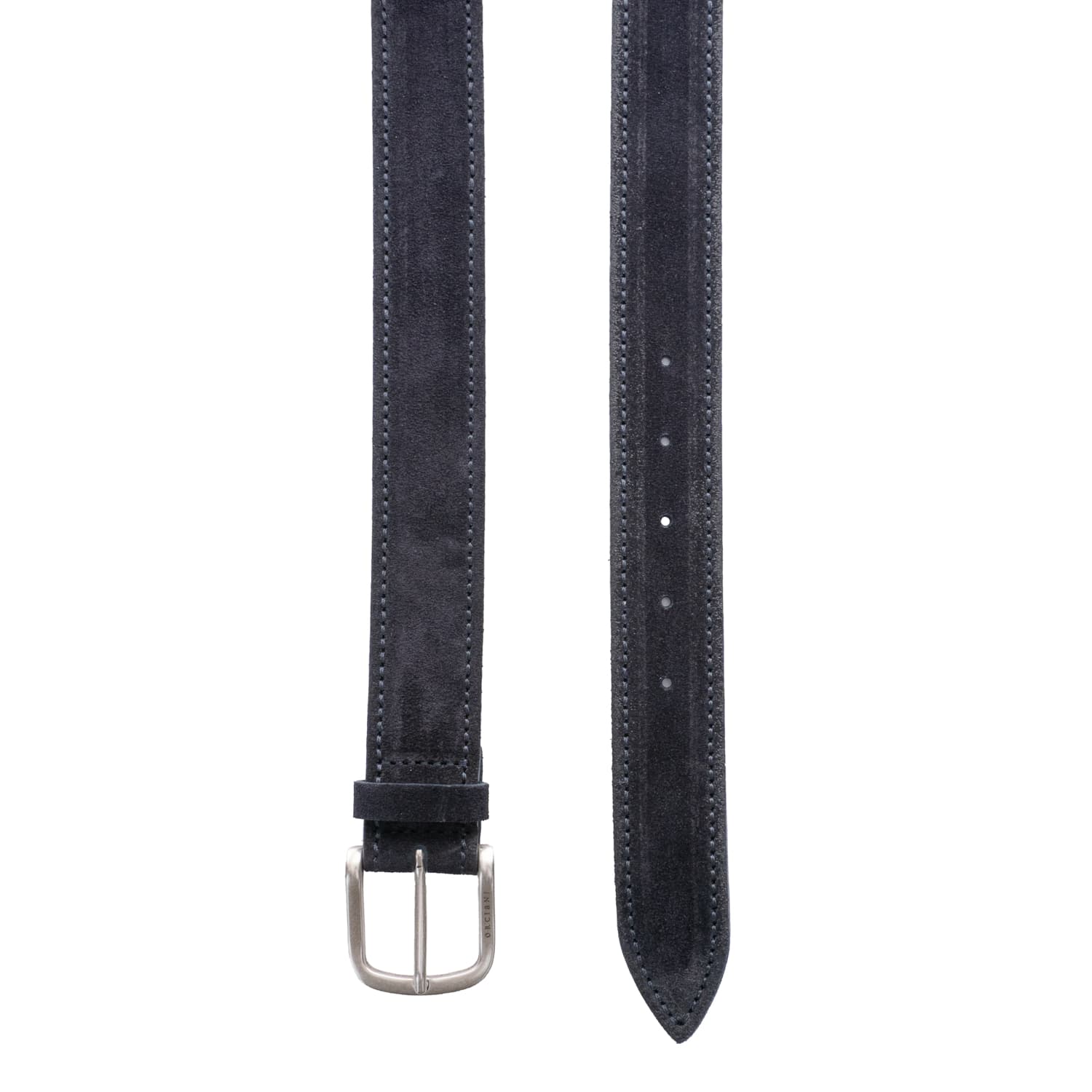 Suede Leather Belt Cloudy