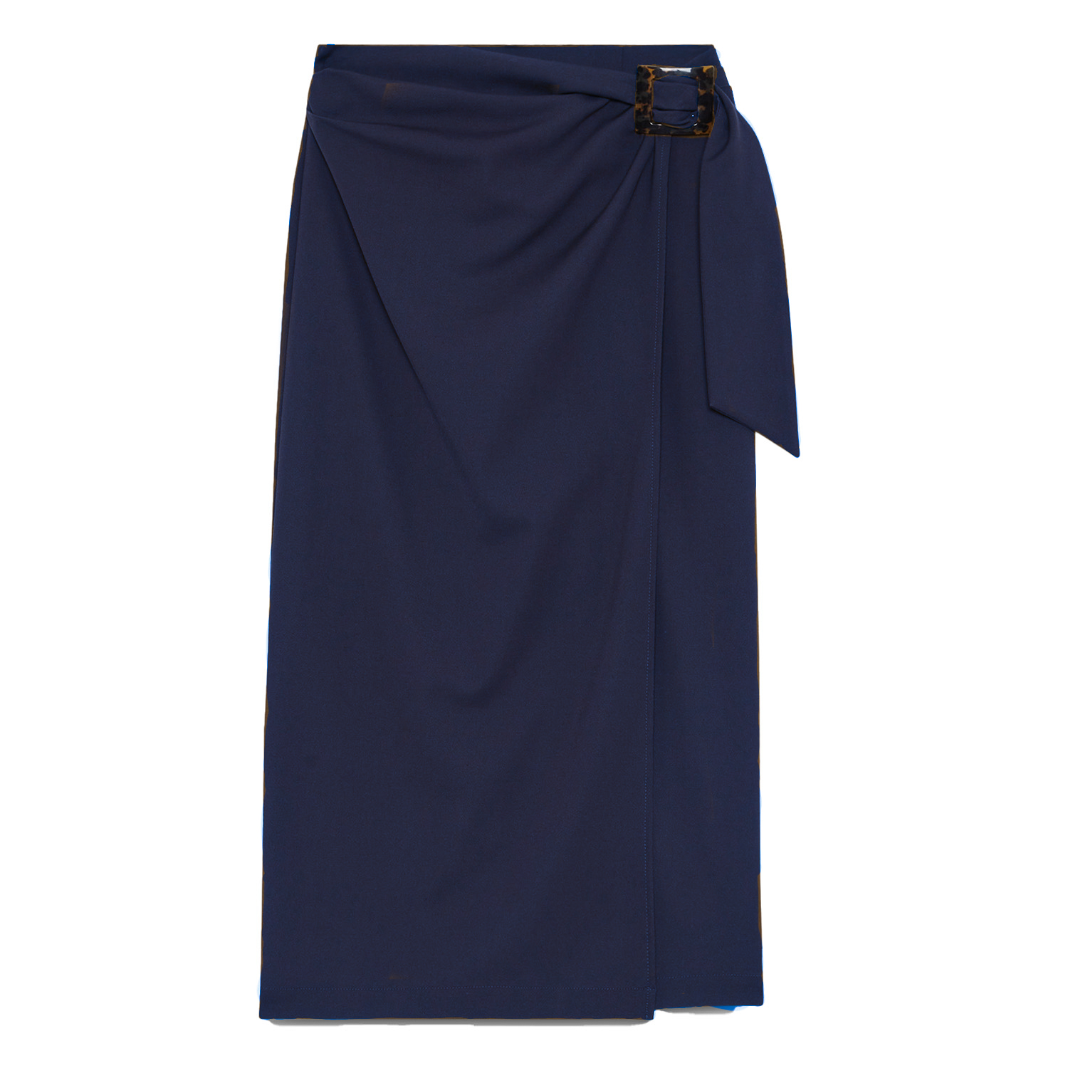 Draped Wrap Skirt